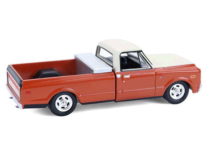 GreenLight 1968 Chevrolet C-10 Pickup Truck with Toolbox Orange and Beige "Down on the Farm" Series 11 1/64 Diecast Model by <h2>1968 Greenlight</h2> <p>High-quality car perfect for collectors enthusi