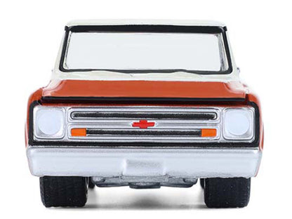 GreenLight 1968 Chevrolet C-10 Pickup Truck with Toolbox Orange and Beige "Down on the Farm" Series 11 1/64 Diecast Model by <h2>1968 Greenlight</h2> <p>High-quality car perfect for collectors enthusi