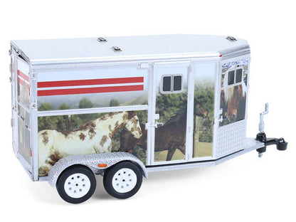 GreenLight Horse Trailer Silver with Custom Wrap "Down on the Farm" Series 11 1/64 Diecast Model by <h2>Horse Greenlight</h2> <p>High-quality car perfect for collectors and enthusiasts. Features detai