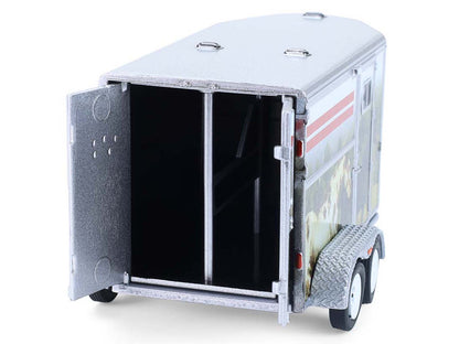 GreenLight Horse Trailer Silver with Custom Wrap "Down on the Farm" Series 11 1/64 Diecast Model by <h2>Horse Greenlight</h2> <p>High-quality car perfect for collectors and enthusiasts. Features detai