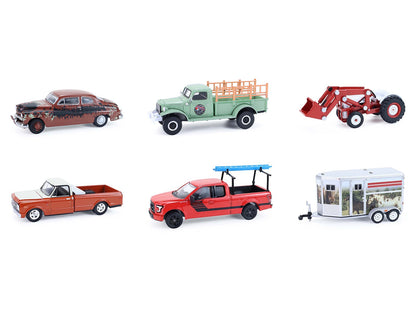 GreenLight "Down on the Farm" Series 11 Set of 6 pieces 1/64 Diecast Models by <h2>"Down Greenlight</h2> <p>High-quality model car perfect for collectors and enthusiasts. Features detailed interior ex
