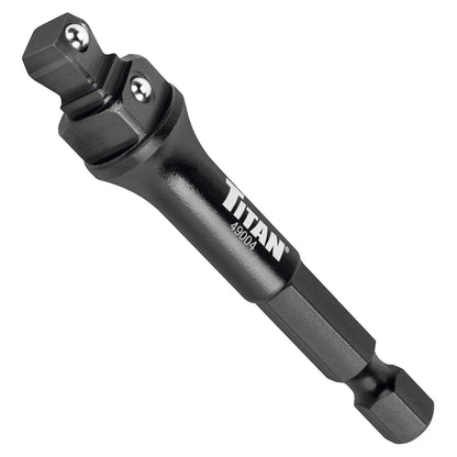 Titan 1/4 and 3/8 in Drive 3 in 1 Stepped Impact Socket Adapter