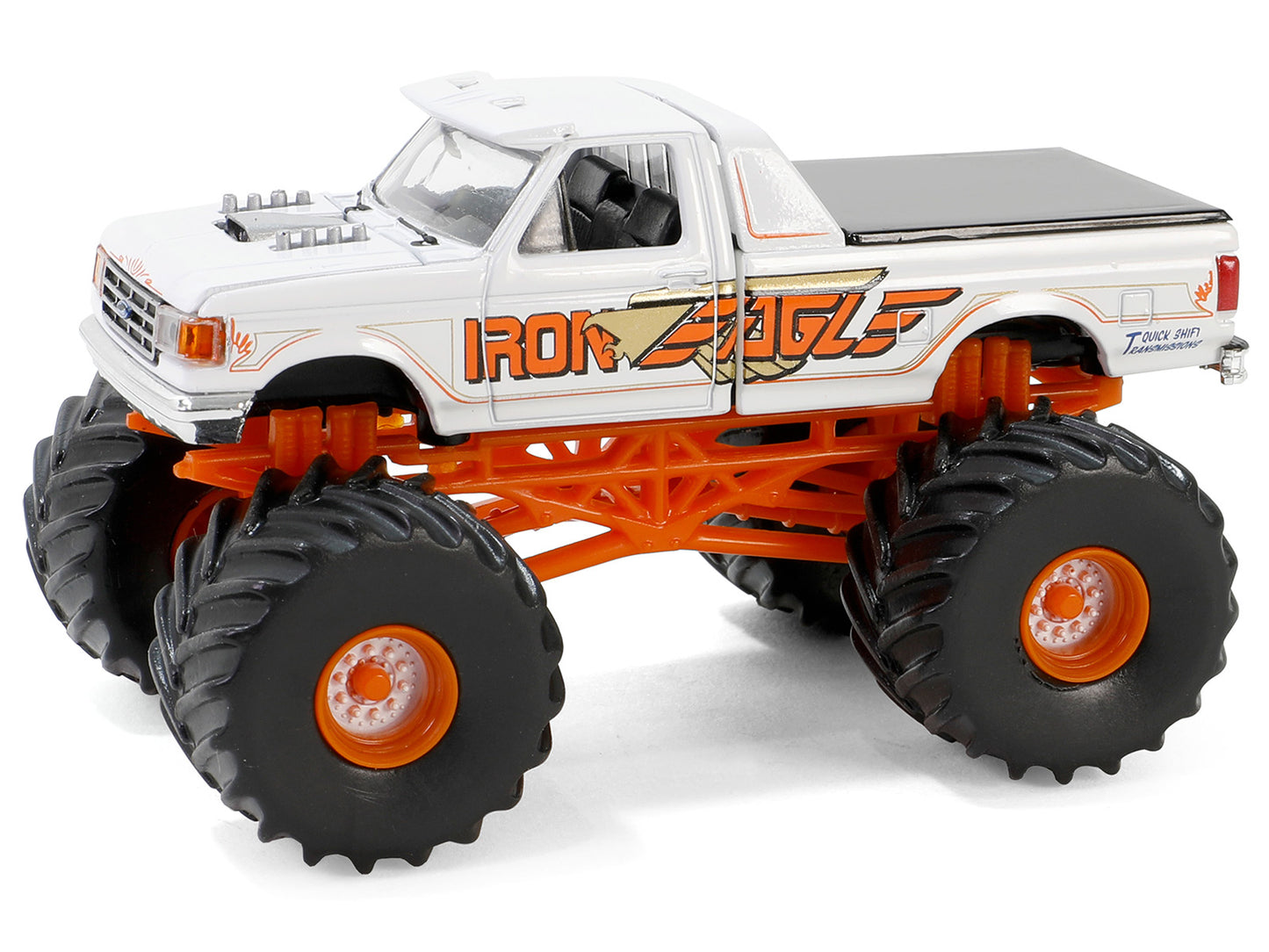 GreenLight 1990 Ford F-350 Monster Truck White "Iron Eagle" "Kings of Crunch" Series 15 1/64 Diecast Model Car by <h2>1990 Greenlight</h2> <p>High-quality perfect for collectors and enthusiasts. Featu