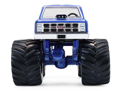 GreenLight 1982 GMC Sierra 2500 Monster Truck "Moonshiner!" Blue Metallic with Stripes "Kings of Crunch" Series 16 1/64 Diecast Model Car by <h2>1982 Greenlight</h2> <p>High-quality perfect for collec