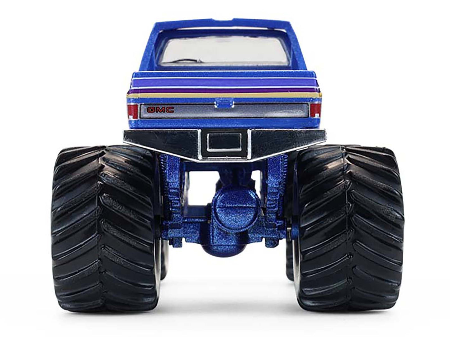 GreenLight 1982 GMC Sierra 2500 Monster Truck "Moonshiner!" Blue Metallic with Stripes "Kings of Crunch" Series 16 1/64 Diecast Model Car by <h2>1982 Greenlight</h2> <p>High-quality perfect for collec