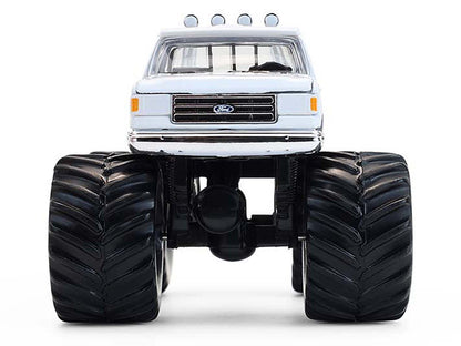 GreenLight 1988 Ford F-150 Monster Truck "Jersey Outlaw" White "Kings of Crunch" Series 16 1/64 Diecast Model Car by <h2>1988 Greenlight</h2> <p>High-quality perfect for collectors and enthusiasts. Fe