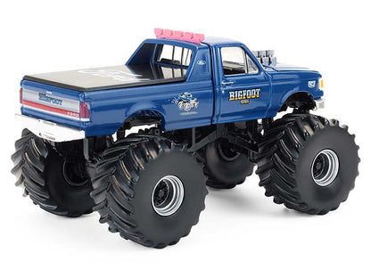 GreenLight 1990 Ford F-350 Monster Truck "Bigfoot #4" Blue "Kings of Crunch" Series 16 1/64 Diecast Model Car by <h2>1990 Greenlight</h2> <p>High-quality perfect for collectors and enthusiasts. Featur
