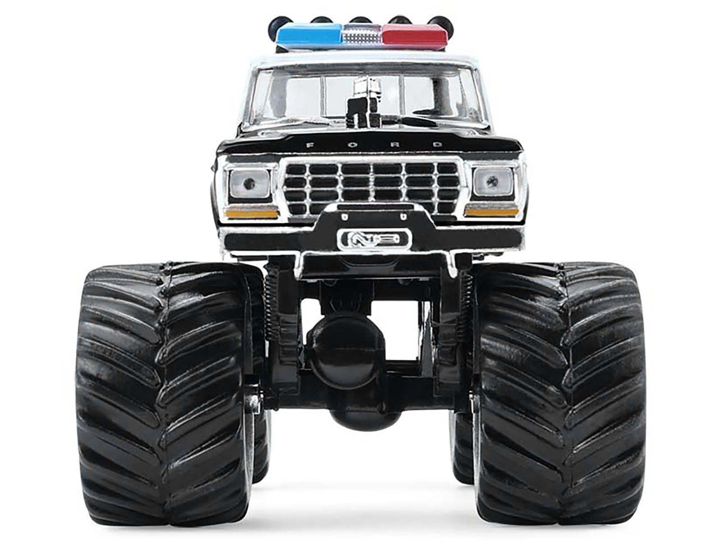 GreenLight 1978 Ford F-250 Monster Truck "LAPD (Los Angeles Police Department)" Black and White "Kings of Crunch - Hot Pursuit" Special Edition 1/64 Diecast Model Car by <h2>1978 Greenlight</h2> <p>Hi