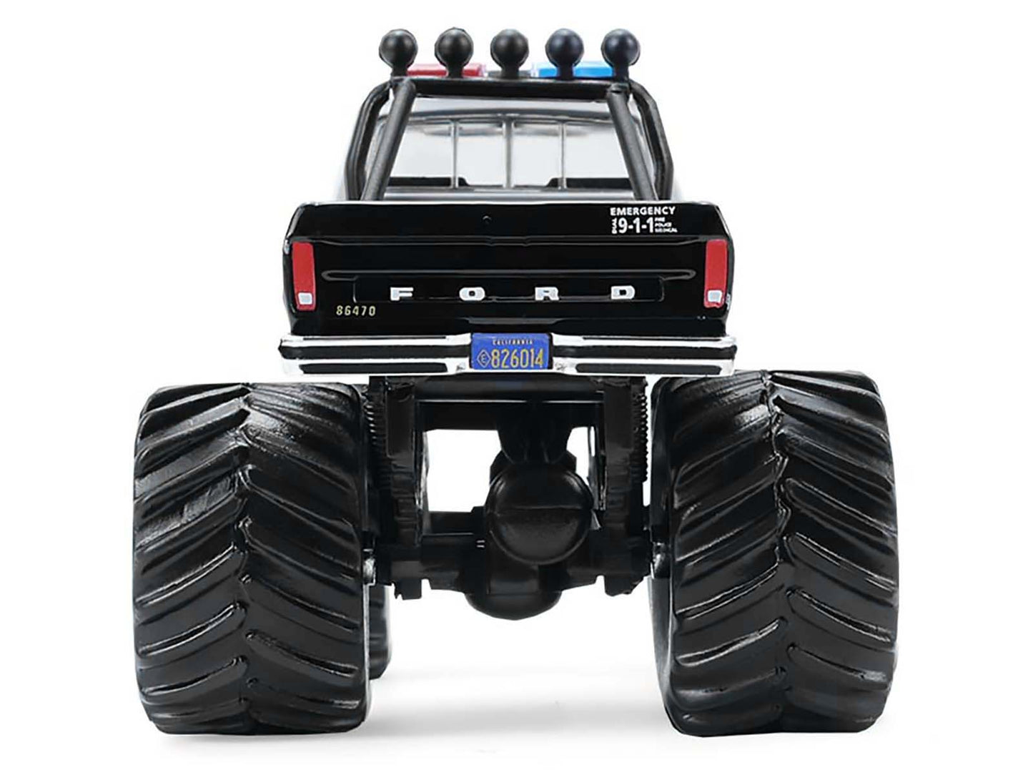 GreenLight 1978 Ford F-250 Monster Truck "LAPD (Los Angeles Police Department)" Black and White "Kings of Crunch - Hot Pursuit" Special Edition 1/64 Diecast Model Car by <h2>1978 Greenlight</h2> <p>Hi
