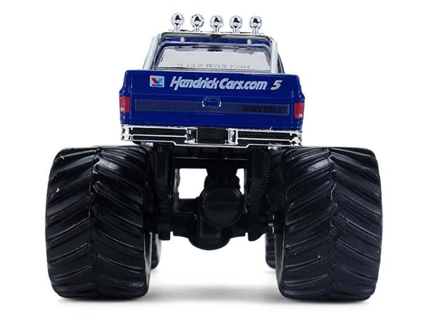 1981 Chevrolet K20 Monster Truck #5 "HendrickCars.com" Blue and White with Graphics "Kings of Crunch - Hendrick Motorsports Tribute" Special Edition 1/64 T&y Diecast Model Car by Greenlight