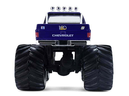 1984 Chevrolet C20 Monster Truck #9 "NAPA" Blue with Graphics "Kings of Crunch - Hendrick Motorsports Tribute" Special Edition 1/64 T&y Diecast Model Car by Greenlight