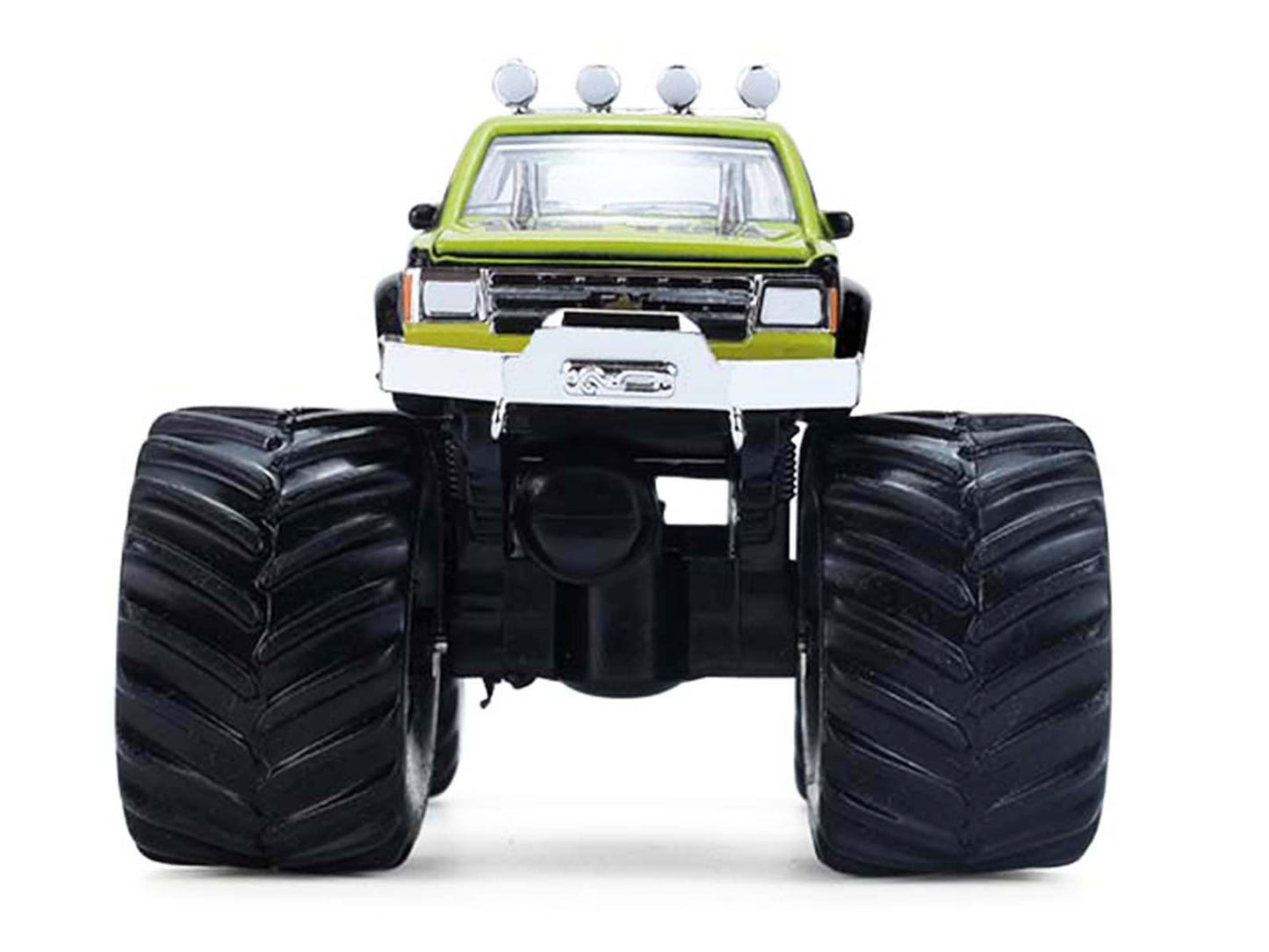 1986 Chevrolet S10 Monster Truck #24 "Raptor" Black and Green with Graphics "Kings of Crunch - Hendrick Motorsports Tribute" Special Edition 1/64 T&y Diecast Model Car by Greenlight