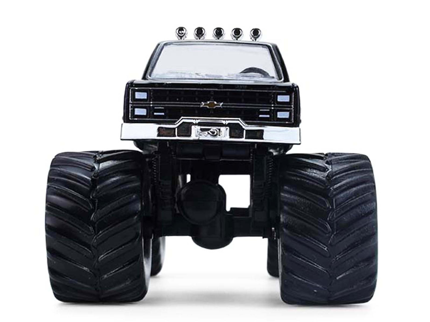 1984 Chevrolet Silverado Monster Truck #48 "Ally" Black and Purple with Graphics "Kings of Crunch - Hendrick Motorsports Tribute" Special Edition 1/64 T&y Diecast Model Car by Greenlight