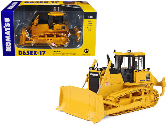 Komatsu D65EX-17 Sigmadozer with Ripper 1/50 T&y Diecast Model by First Gear