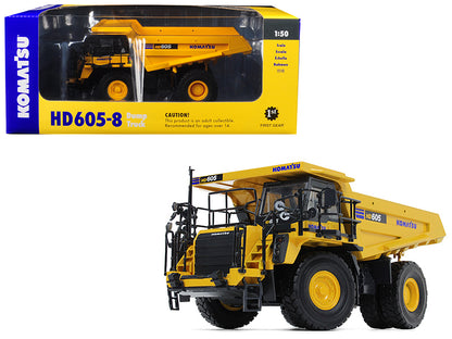 Komatsu HD605-8 Dump Truck 1/50 T&y Diecast Model by First Gear