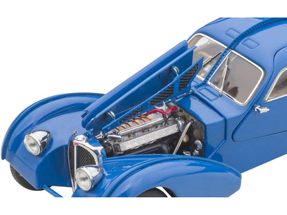1938 Bugatti Type 57SC Atlantic with Metal Wire-Spoke Wheels Blue 1/43 Diecast Model Car by Autoart <h2>1938 Autoart</h2> <p>High-quality perfect for collectors and enthusiasts. Features detailed inte