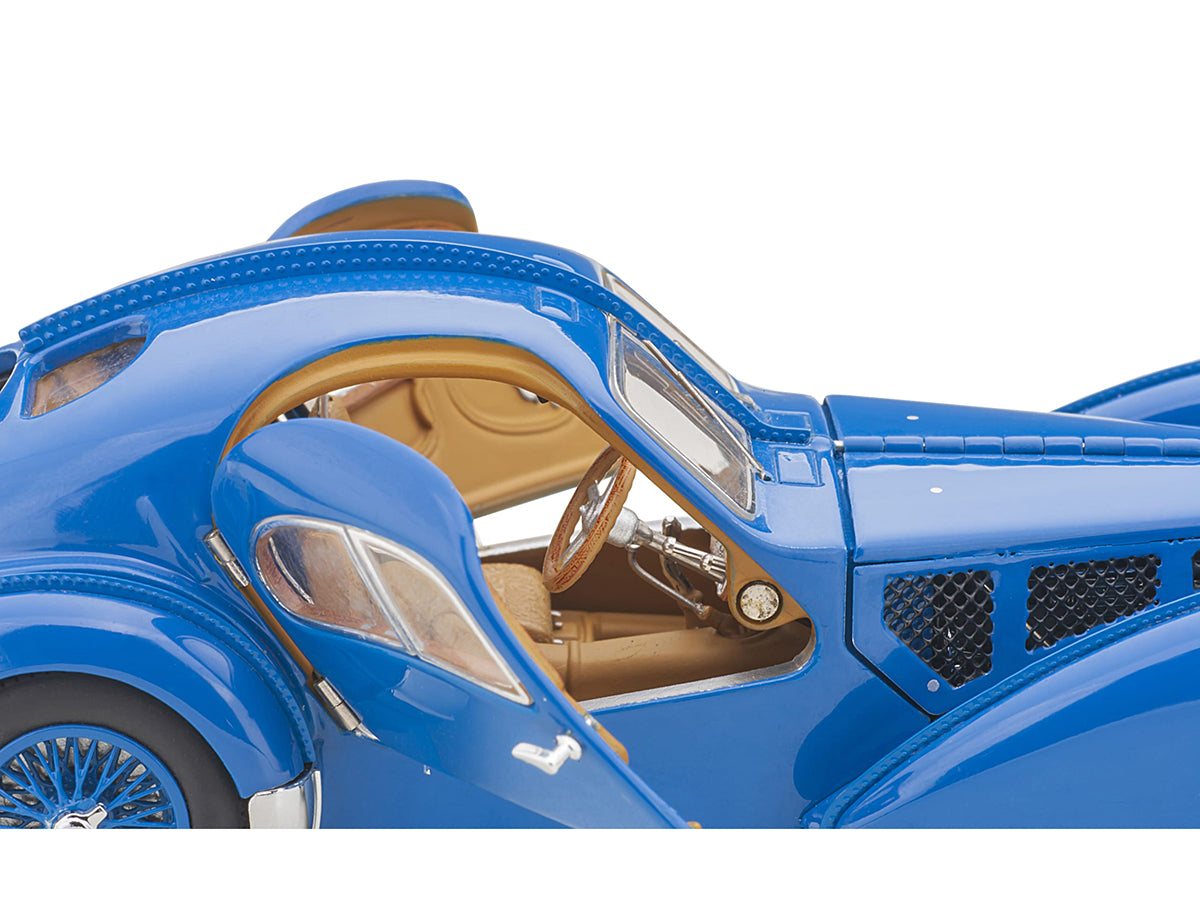 1938 Bugatti Type 57SC Atlantic with Metal Wire-Spoke Wheels Blue 1/43 Diecast Model Car by Autoart <h2>1938 Autoart</h2> <p>High-quality perfect for collectors and enthusiasts. Features detailed inte