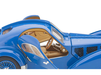 1938 Bugatti Type 57SC Atlantic with Metal Wire-Spoke Wheels Blue 1/43 Diecast Model Car by Autoart <h2>1938 Autoart</h2> <p>High-quality perfect for collectors and enthusiasts. Features detailed inte