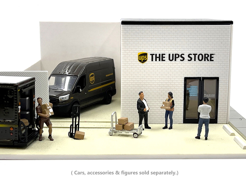 GreenLight The UPS Store Diorama "Mechanic's Corner" for 1/64 Scale Models by <h2>The Greenlight</h2> <p>High-quality diecast model car perfect collectors and enthusiasts. Features detailed interior e