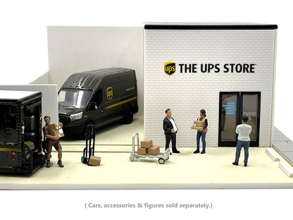 GreenLight The UPS Store Diorama "Mechanic's Corner" for 1/64 Scale Models by <h2>The Greenlight</h2> <p>High-quality diecast model car perfect collectors and enthusiasts. Features detailed interior e