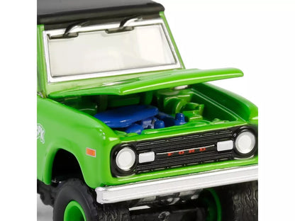 GreenLight 1969 Ford Bronco "Garbage Pail Kids: Super Snotty" Green with Black Top "San Diego Comic-Con 2024 Exclusive" 1/64 Diecast Model Car by <h2>1969 Greenlight</h2> <p>High-quality perfect for c