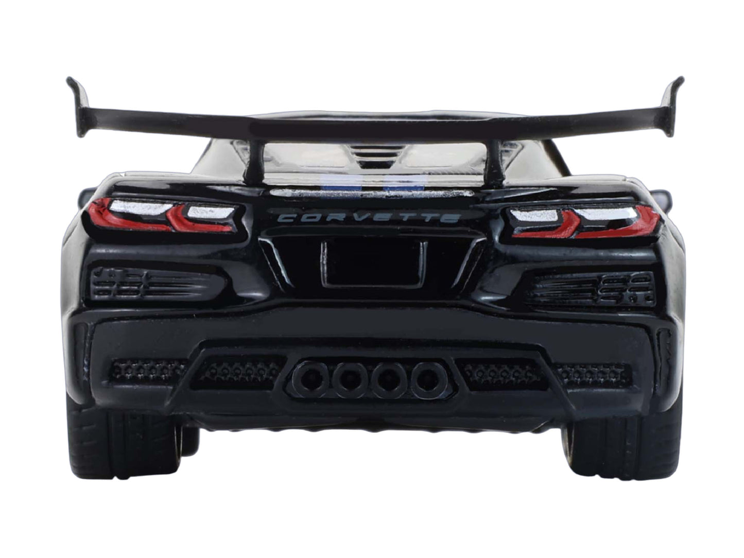 GreenLight 2025 Chevrolet Corvette C8 ZR1 Black with Blue Stripes Raw Casting Dual Pack "2025 Waltersons Collector's Expo Exclusive" 1/64 Diecast Model Car by <h2>2025 Greenlight</h2> <p>High-quality
