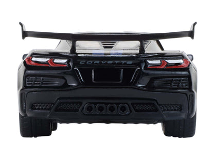 GreenLight 2025 Chevrolet Corvette C8 ZR1 Black with Blue Stripes Raw Casting Dual Pack "2025 Waltersons Collector's Expo Exclusive" 1/64 Diecast Model Car by <h2>2025 Greenlight</h2> <p>High-quality