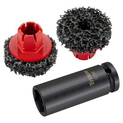 Titan Wheel Hub Cleaning Kit (3 Piece)