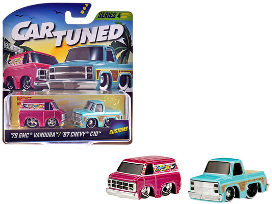 "Customs" Series 4 Double Pack Set of 2 Cars T&y Diecast Model Cars by CarTuned