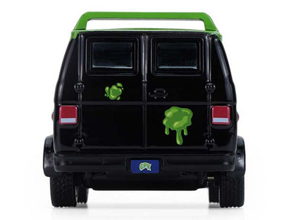 GreenLight 1983 GMC Vandura Van Gray Metallic and Black with Green Slime Graphics "Petey Da Fool" "Garbage Pail Kids" Series 8 1/64 Diecast Model Car by <h2>1983 Greenlight</h2> <p>High-quality perfec