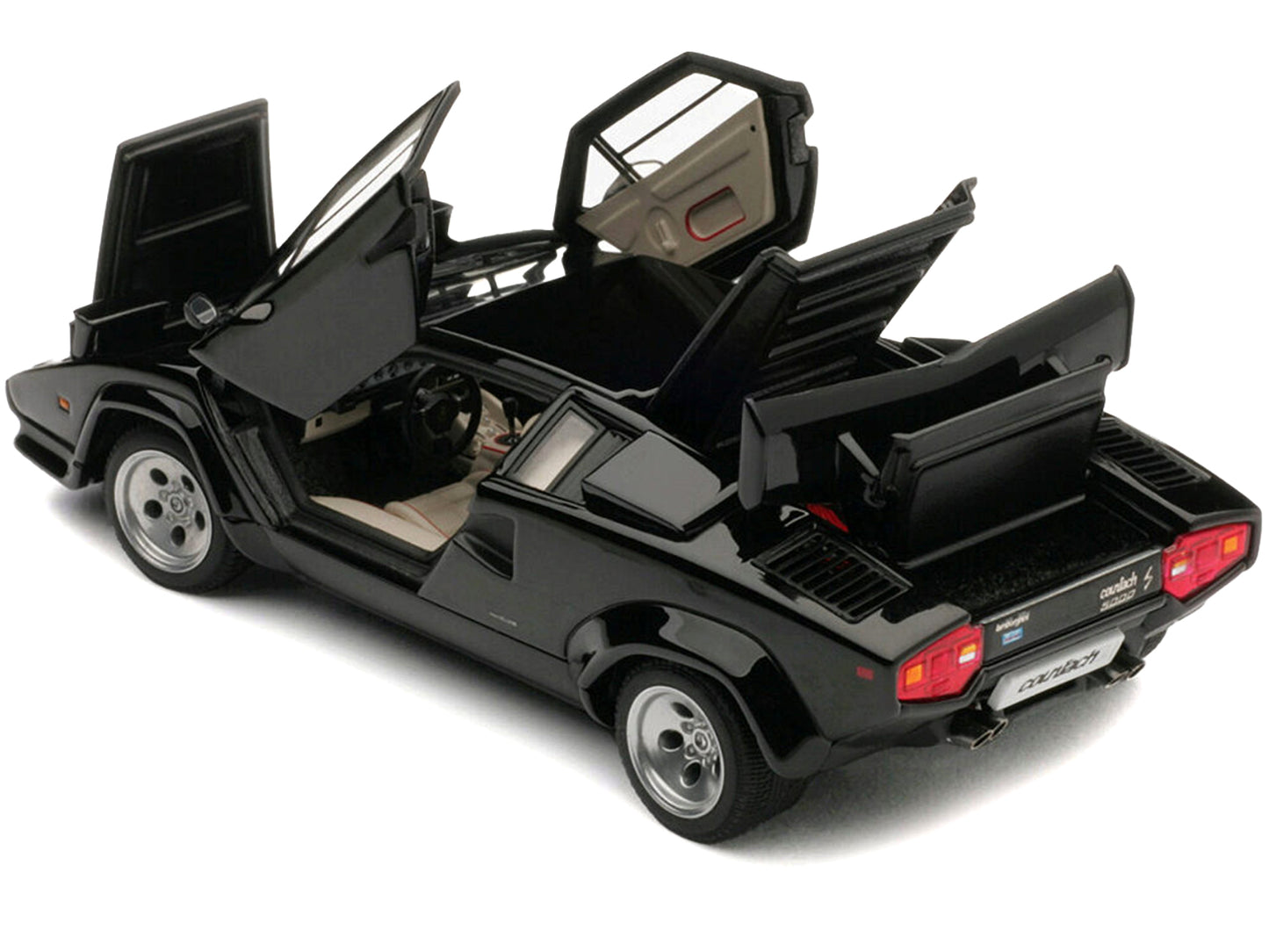 Lamborghini Countach 5000S Black 1/43 Diecast Model Car by Autoart <h2>Lamborghini Autoart</h2> <p>High-quality perfect for collectors and enthusiasts. Features detailed interior exterior craftsmanshi