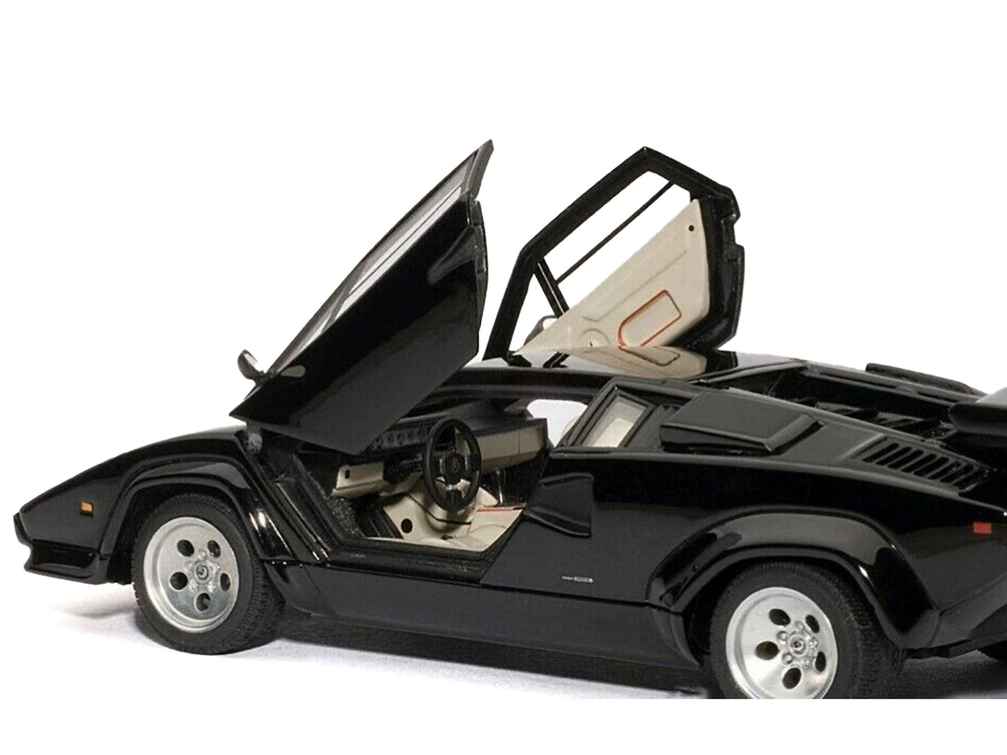 Lamborghini Countach 5000S Black 1/43 Diecast Model Car by Autoart <h2>Lamborghini Autoart</h2> <p>High-quality perfect for collectors and enthusiasts. Features detailed interior exterior craftsmanshi