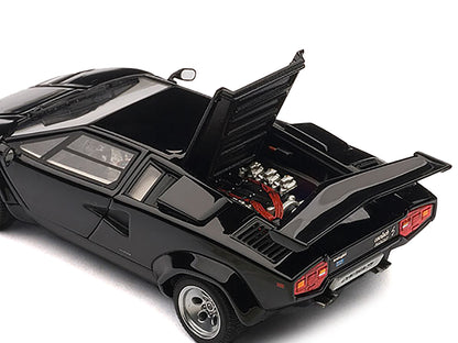 Lamborghini Countach 5000S Black 1/43 Diecast Model Car by Autoart <h2>Lamborghini Autoart</h2> <p>High-quality perfect for collectors and enthusiasts. Features detailed interior exterior craftsmanshi