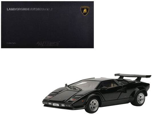 Lamborghini Countach 5000S Black 1/43 T&y Diecast Model Car by Autoart
