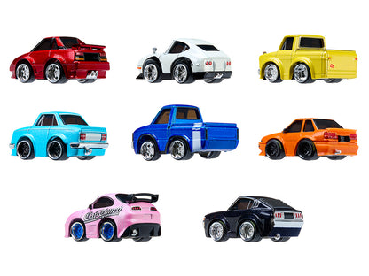JDM Tuners Series 4 Set of 8 Pieces Diecast Model Cars by CarTuned