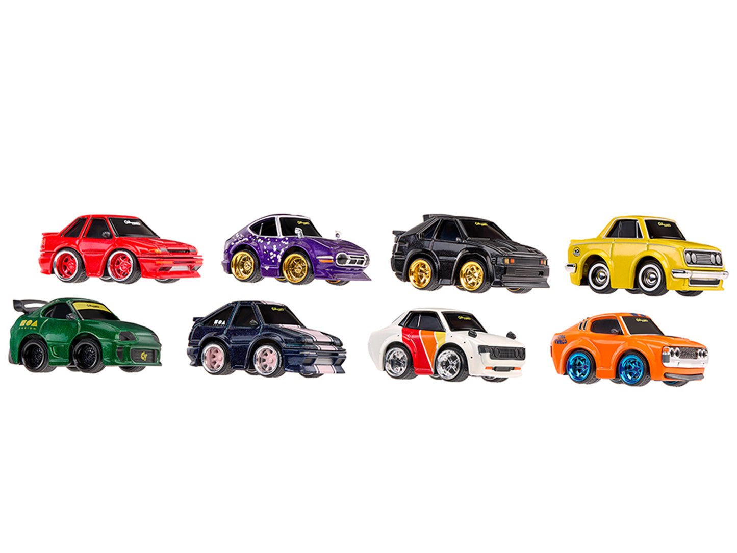 JDM Tuners Series 5 Set of 8 Pieces Diecast Model Cars by CarTuned