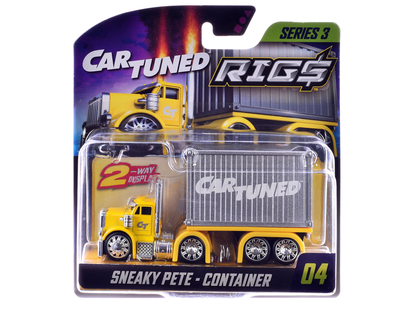 "Rigs" Container Case Series 3 Set of 4 Pieces T&y Diecast Model Cars by CarTuned