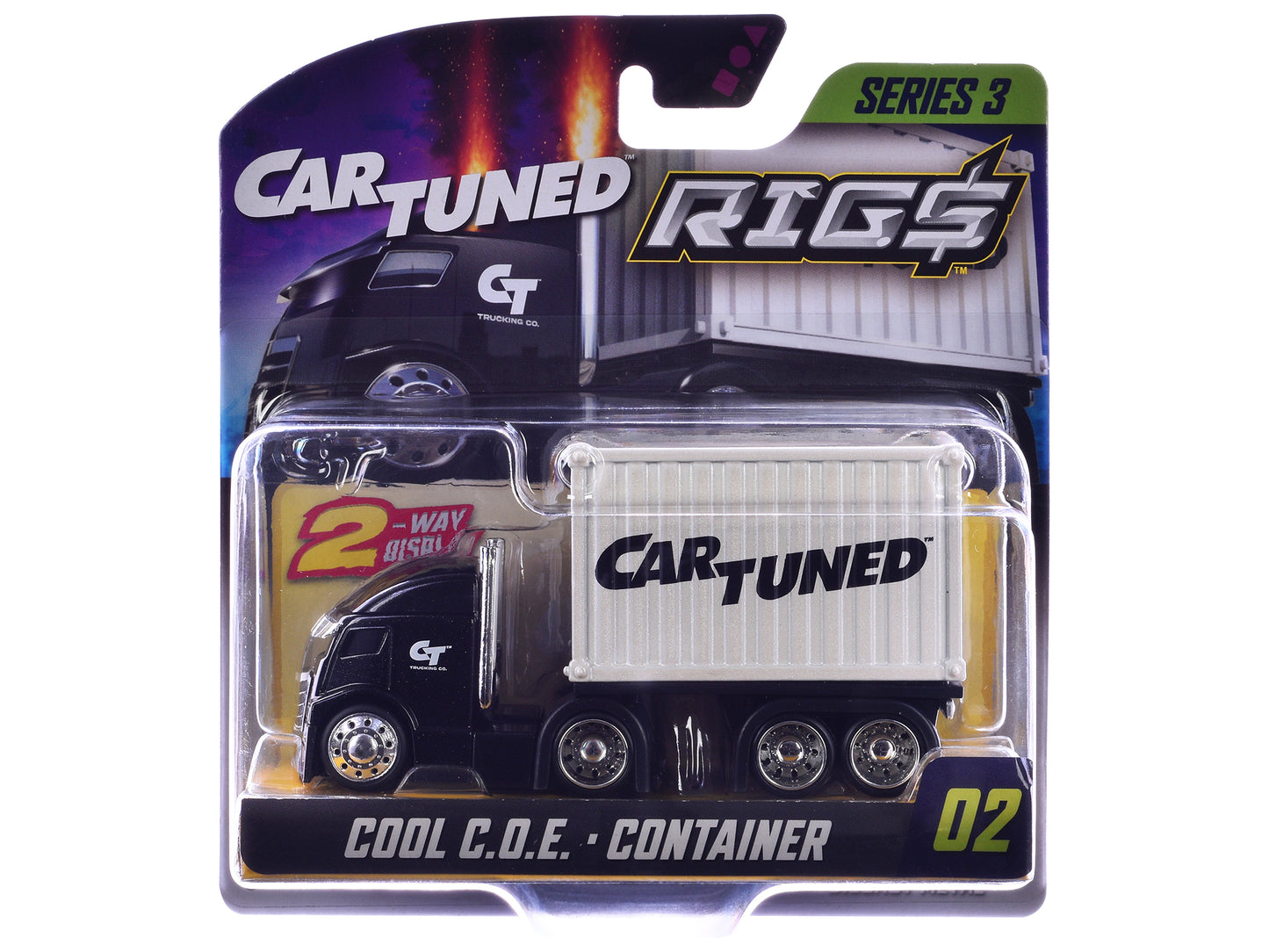 "Rigs" Container Case Series 3 Set of 4 Pieces T&y Diecast Model Cars by CarTuned