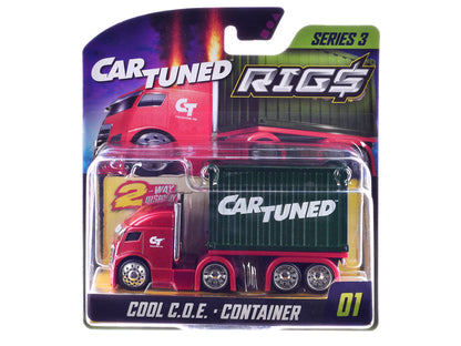 "Rigs" Container Case Series 3 Set of 4 Pieces T&y Diecast Model Cars by CarTuned