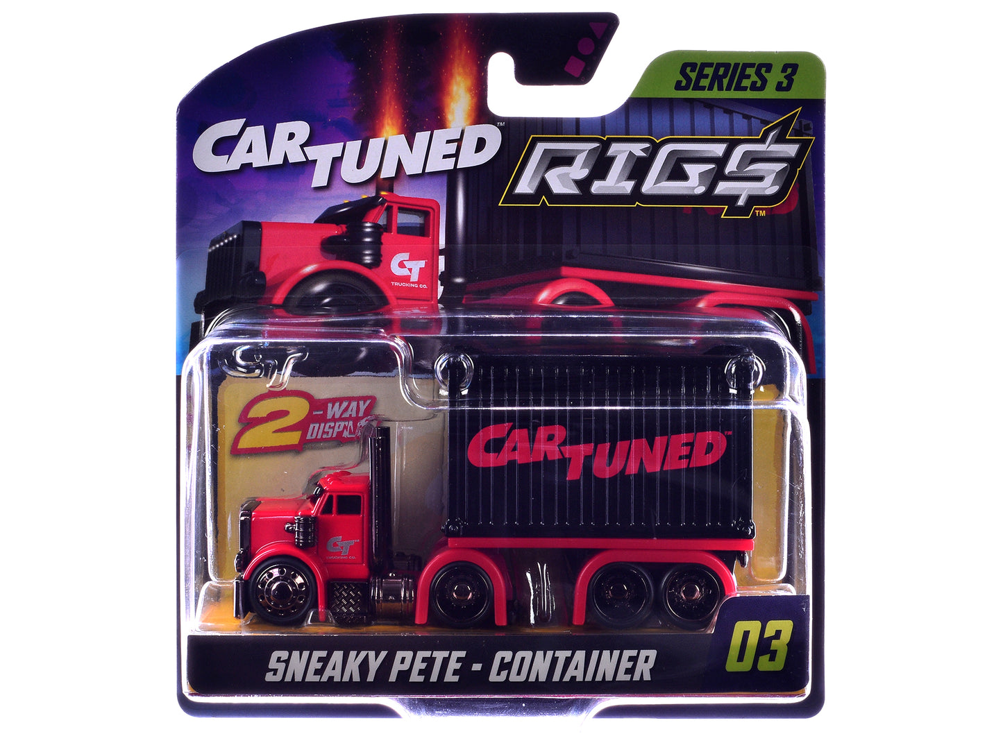"Rigs" Container Case Series 3 Set of 4 Pieces T&y Diecast Model Cars by CarTuned