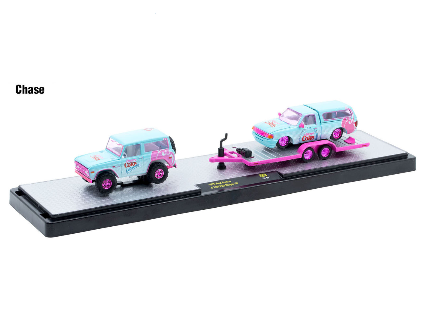 Auto Haulers "Coca-Cola" Set of 3 pieces Release S03 Limited Edition to 4800 pieces Worldwide 1/64 Diecast Model by M2 Machines