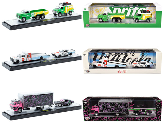 Auto Haulers "Soda" Set of 3 pieces Release 38 Limited Edition to 8000 pieces Worldwide 1/64 T&y Diecast Models by M2 Machines