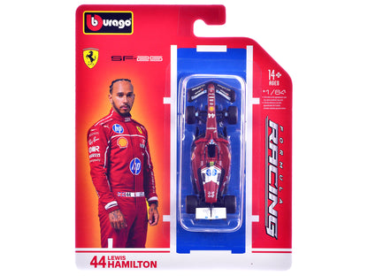 Ferrari SF-25 #44 Lewis Hamilton Formula One F1 World Championship (2025) "Formula Racing" Series 1/64 T&y Diecast Model Car by Bburago