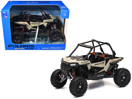 Polaris RZR XP 1000 Dune Buggy Sand Metallic 1/18 T&y Diecast Model by New Ray