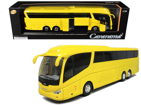 Super Coach Autobus Yellow 1/50 Diecast by Cararama