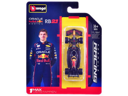 Red Bull Racing RB21 #1 Max Verstappen Formula One F1 World Championship (2025) "Formula Racing" Series 1/64 T&y Diecast Model Car by Bburago