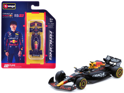 Red Bull Racing RB21 #22 Yuki Tsunoda Formula One F1 World Championship (2025) "Formula Racing" Series 1/64 T&y Diecast Model Car by Bburago