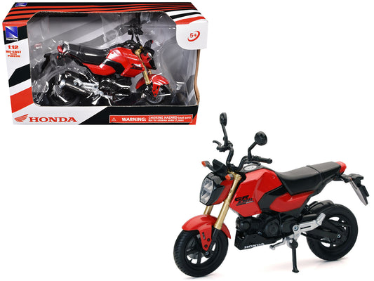 Honda GROM Motorcycle Red 1/12 T&y Diecast Model by New Ray