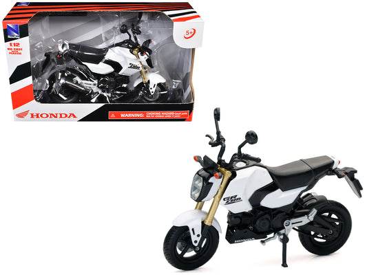 Honda GROM Motorcycle White 1/12 T&y Diecast Model by New Ray
