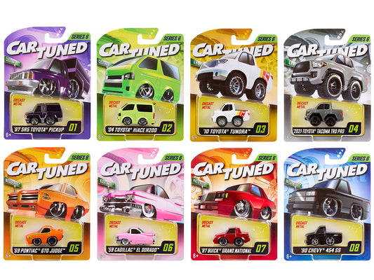 "Mainline" 2025 Series 6 Set of 8 Pieces T&y Diecast Model Cars by CarTuned